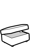 Storage stool diagram