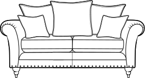2 seater sofa diagram