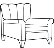 Accent chair diagram