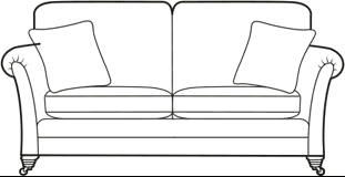 3 seater sofa diagram