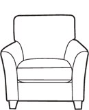 Accent chair diagram