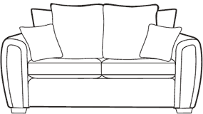 3 seater sofa/sofabed diagram