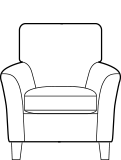Accent chair diagram