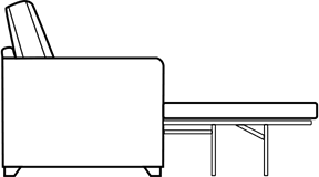 2/3 seater sofabeds diagram