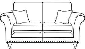 2 seater sofa diagram